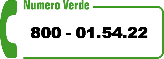 Numero verde 800 - 01 54 22 René Guinot